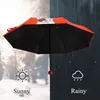 Sunny and Rainy Guarda Chuva Dual Purpose Compact and Convenient Folding Umbrella Reinforced 8 Bone Female Rain Paraguas