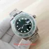 Clean Factory Perfect Quality Zegarki 40mm 116610 116610LN Green Ceramic 904 Steel Swiss Cal.313135 Ruch Mechaniczny Automatyczny Zegarki męskie Zegarek