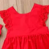 2Pcs Newborn Infant Baby Girl 0-24M Lace Romper Dress Jumpsuit Outfit Clothes Headband G1221