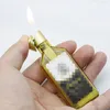 Wine Bottle Lighter Creative Fire Torch Lighters Gas Refillable for Cigarette Home Decorative Ornaments