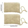 Natural Sisal Soap Bag Exfoliating Soap Saver Pouch Holder08335234