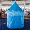 Kids Toy Tents Party Favor Children Folding Princess Prince Castle Play House Tent ZZA3326