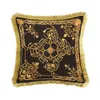 Housses d'oreiller européennes taie d'oreiller en toile de jute solide housse de coussin carrée en lin classique taies d'oreiller décoratives pour canapé 8 styles disponibles