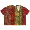Chemises décontractées pour hommes 2021 Été Hommes Snakeskin Imprimer Chemise Lovers Fashion Ins Manches courtes Cool Mince Lâche Hawaiian Beach Hara2449