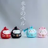 Cartoon Japan Lucky Cat Keychain Maneki Neko Trinkets Car Phone Accessory Bag Pendant Good Luck Fortune Wealth Couple Gift G1019