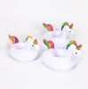Inflatable Flamingo Drinks Cup Holder Pool Floats Bar Coasters Floatation Devices Children Bath Toy small size U can choose