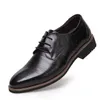 Chaussures habillées en cuir véritable pour hommes, chaussures Oxford de haute qualité, chaussures pour hommes d'affaires, chaussures de mariage de marque