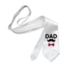 Newnewsublimation пустые белые шеи галстуки для взрослых галстук сердца передача печать пустые DIY пользовательские расходные материалы Party HAURE EWB7002