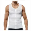 Mannen Body Shapers Mannen Afslanken Shaper Bodysuit Vest Compressie Leisure Shirts Taille Trainer Corrigerende Houding Zweet Corset Man Buik Riem