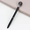 NEWCrystal Element Roller Ball Pen Big Diamond Ballpoint Pens Gem Wedding Office Supplies Gift 11 Colors RRE12292