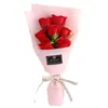 FAIS FAVURE FAVOIR LE MARIAGE ARTIFICIAL SOAP ROSE CARNATION BOUQUET BOUQUET BOUQUET FLORES ANNIVERS D'ANNIVERS DE NOOLION DE NOËL Valentines Valentines Cadeau Home Decor à la main 7pcs