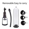 NXYSex pump toys Sex pump toys Male Penis Enlarger Pump Vacuum Manual Extender Enhancer Masturbator Penile Trainer Tool Adult Toy 2021 1125 1125 1125