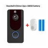 V7 Smart Doorbell Camera IP 1080P Telefono Campanello per porta Appartamenti IR Allarme Wireless Security Intercom WIFI Campanello Video