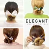 Hair Clips & Barrettes French Twist Hairstyle Donut Bun Former Maker Deft Classy Multicolor Cloth Clip Braider Tool Ballerina Shaper