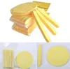 DHL 12pcs/set Facial Cleaning Sponge Face Cleaner Mat Puff Travel Makeup Facial Washing Stick Beauty Cosmetic Tool Accessories air11