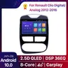 10.1 "Android Auto DVD Radio Player voor 2012-2016 Renault Clio Digital / Analog met Bluetooth GPS NAVI USB FM SWC DVR OBD