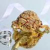 HD 25 Gioielli in stile Gioielli Scatola incendiata Figurine smaltate in metallo collezionabile X039mas Organizzatore dell'anello regalo Organizzatore Home Wedding DE5613842