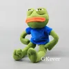Dessin animé Pepe triste grenouille en peluche peluche peluche poupée 17 "42 CM enfants cadeau 210728