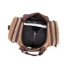 Duffelväskor Canvas Multifunktion Messenger Shoulder Bag Solid BriefCases Väska Kortficka för Män Kvinnor Outdoor Travel