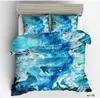 Bed Pillowcase Duvet Cover Quilt Set Soft Breathable Lightweight Modern Marble Polyester Bedding Comforter 36 Styles