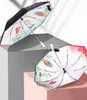Nouveau parapluie de pluie de voiture inversé pliant femme mode parasol soleil et double usage femmes Anti Uv été Parasol