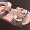 샌들 여름 보우 어린이 신발 소녀 주도 아기 한국 파티 공주 공주 소프트 비치 솔리드 2-8 세