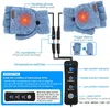 Rękawice narciarskie USB Podgrzewane dzianiny Ogrzewanie Zasilane z baterii Outdoor 5V Knitting Sports Winter Warmer Motocykl