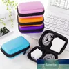 Headphones Storage Box USB Hard Case Earphone Bag Key Coin Bags Waterproof SD Card Cable Earbuds Holder Box round square shape Factory price expert design Quality