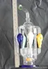 New Amazing glass bong water smoking pipe Hookahs The "Chandelier" Honeycomb Showerhead Recycler