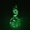 8 tum 20cm Assorted Color Anime Tema Bat Castle Spider Net Glas Bägare Bong Hookah Vattenrör Glas Vattenflaskor DAB Rig Assorted Färg