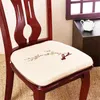 Cojín/almohada decorativa pintura de tinta cojín chino cuatro estaciones estera de asiento universal hogar espesado silla de caballo de herradura en espesor