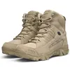 Boots Military Hommes Chaussures décontractées Laceup en cuir authentique Afficier imperméable outils pour hommes Tactical Botas Hombre Bot6036901