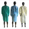 Vêtements de protection non tissés Robes d'isolation jetables Vêtements Costume Robes de protection en plein air Cuisine Tabliers anti-poussière SHIP BY SEA