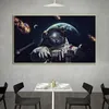 宇宙のロケット船のキャンバスプリントの壁のアートの写真のための壁の美しい写真のためのモダンな絵画家の装飾クアドロス