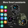 Tácticas deportivas Reloj Smart Touch completo IP68 Impermeable Anti-Drop Rech Scratch Llamada RECORDATORIO Mensaje Mensaje Pantalla Personalizado Dial Fitness Tracker para Android IOS SmartWatch