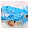 200pcs 60 inch 150cm Double-Scale Double Sides Soft Tape Measure Body Measuring Tailor Ruler sewing Tool Flat mixed Colors DH8465