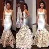 2022 Vintage vestido de casamento bordado festa estilo mexicano para noiva halter aberto de volta cetim nupcial vestidos de ocasião especial