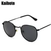 선글라스 Kaibote S-P3447-M 패션 남성 금속 편광 된 자외선 보호 타원형 프레임 품질 태양 안경 야외 안경 남성