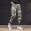 Top qualité Camouflage Cargo pantalon hommes 100% coton coupe ample militaire pantalon kaki pantalon décontracté homme pantalon Streetwear Joggers 4