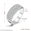 hot sale white zircon 925 silver plate ring DMSR784 Size 8,New arrival sterling silver plated rings jewelry