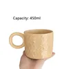 Mokken Ladycc Ceramic Mok voor koffie Creatieve Ronde Handvat Grote Capaciteit Waterbeker Melk
