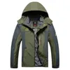 Autumn Men Windbreaker Male Windproect Waterproof Hood Jacket Plus Big Size 5xl 6xl 8xl 9xl Man Coat Work Clothing Outwear 210820