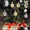 イベントお祝いホームガーデンパーティーデコレーション54ピースクリスマスボールツリーの装飾品クリスマスサプライドロップデリバリー2021 Futpu