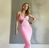 Women's Fashion Skirt Irregular Sleeveless Close-fitting Long Skirt Suspenders Halter Sexy Summer Prom Bandage Dress 2021