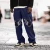 Mens Printing Harem Pants Fashion Trendy Casual Hip Hop Drawstring Loose Sports Trousers Designer Autumn High Quality Male Straight Sweatpants