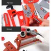 Kid Ferramentas Kit Kit Simulação Ferramentas de Reparação Broca Jogo de Plástico Engenharia Engenharia Educacional Puzzle Brinquedo Presentes Recomendar