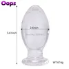 NXY Anaal Toys Glas Dildo Butt Plug Seksspeeltjes Voor Mens Prostaat Massage Anus Masturbatie Stimuleren Smeer Bread Orgasm Gay Product 1125