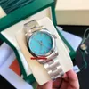 9 Styles High Quality Watches GDF 904L 277200 31mm Miyota Automatic Womens Watch Sapphire Turquoise Blue Dial Stainless Steel Bracelet Ladies Wristwatches