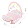 Tapis de jeu bébé Gym jouets tapis de jeu 0-12 mois éclairage doux hochets tapis de musique pour enfants bleu rose bébé cadeaux jouet éducatif 210724