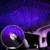Romantyczna LED Car Dach Star Night Light Projector Atmosfera Galaxy Lampa USB Dekoracyjna lampa Regulowana Wewnętrzna dekoracje samochodu